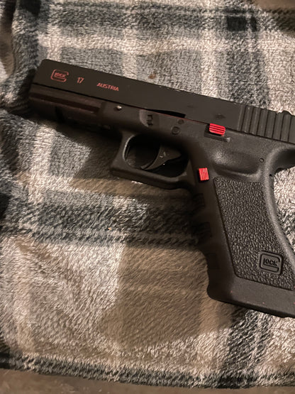 Red Accent "Apple-Red" Glock 17 gen 3 bb gun